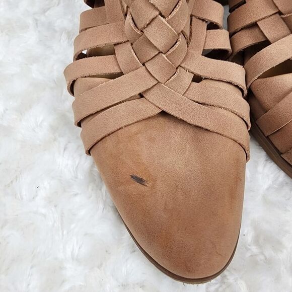 Universal Thread Basket Weave Mules Tan Size 8.5 - Picture 5 of 10